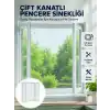 Çift Kanatlı Pencere Filesi Cırt Bantlı Sineklik Kolay Takılır