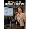 Kablosuz Çift Mikrofon Şarj Edilebilir Dijital Göstergeli