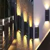 Çift Yönlü Sensörlü Modern Bahçe Ve Duvar Led,