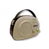Crownwell Taşınabilir Bluetooth Retro Radyo Arizona Serisi / Grey