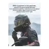 D2-6x 1000m Mesafeli 6 Kanallı İntercom Bluetooth Motosiklet Kask Kulaklığı İntercom Kulaklık
