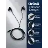 Dahili Mikrofonlu Type C Kablolu Kulaklık Siyah Gövde