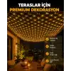 Dekoratif LED File Işık Ağ Tasarımlı Balkon Bahçe ve Oda Aydınlatması
