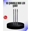 Dekoratif LED Meteor Işık 10’lu Çubuk Seti