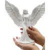 Dekoratif Melek İnsan Figürlü 3D Heykel Biblo Modern Ev Dekoru