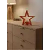 Dekoratif Yıldız Şeklinde Turuncu Mumluk Ev Aksesuarı