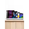 Dokunmatik Kalem Beyaz Şarjlı Yedek Uçlu Android ve İOS Uyumlu