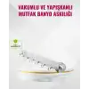 Duvar Tipi Vakumlu Askılık Şeffaf Orta Tasarımlı