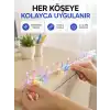 Enerji Tasarruflu Şeffaf Kablo 5 m 50 LED Dekor Işık