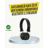 Ergonomik Konforlu Kablosuz Kulak Üstü Bluetooth Kulaklık