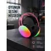 Ergonomik RGB Bluetooth Kulaklık 3D Ses Yeni Nesil