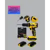 Ergonomik Tasarımlı 12V Matkap | 2 Vitesli, LED Aydınlatmalı ve Dayanıklı