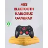 Ergonomik Tasarımlı Kablosuz Bluetooth Gamepad Titreşimli