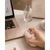 Ergonomik Tasarımlı Kablosuz Mouse Bluetooth ve USB Alıcılı