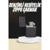 Erkeklere Özel Hediyelik Eşya  Metalik Benzinli Çakmak Doldurulabilir