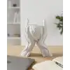 Es El Figürlü Dekoratif 3D Baskı Vazo Saksı Ev Dekorasyonu