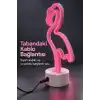 Flamingo LED Lamba Pembe Işıklı USB ve Pilli