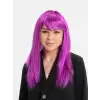 Fuşya Renk Peruk