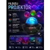Galaxy Efektli LED Gece Lambası Projektörü Bluetooth Bağlantılı