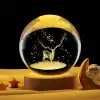 Geyik Tasarımlı USBli Cam Küre