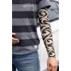 Giyilebilir Kol Dövmesi Çorap Dövme 3d Baskılı Kol Bacak Dövme 2 Adet Model 14