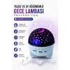 Gökyüzü Temalı Bluetooth Ve Hoparlörlü Şarjlı Çocuk Gece Lambası