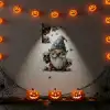 Gotik Cüce ve Kafatası Halloween Duvar Sticker Seti