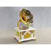 Gramofon Müzik Kutusu Beyaz