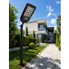 Güneş Enerjili Dış Mekan LED Lambası Geniş Aydınlatma Açılı Akıllı Sokak Lambası