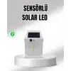 Güneş Enerjili Dış Mekan Sensörlü Duvar Lambası IP65 Su Geçirmez