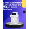 Güneş Enerjili Hareket Sensörlü Duvar Lambası