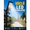 Hareket Sensörlü Solar LED Aydınlatma 3 Modlu Uzaktan Kumandalı Bahçe Lambası
