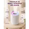 Hava Nemlendirici Buhar Makinesi Aromaterapi LED Işıklı Oda Nemlendirici