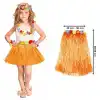 Hawaii Hula Eteği Turuncu Renk 40 cm