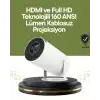 HDMI ve USB Girişli Uzun Ömürlü Ampullü Projeksiyon