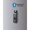 İçi Sarılabilen Kablo ve Yaka Klipsli Bluetooth Kulaklık