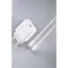 İOS Uyumlu Type-C Girişli Hızlı Şarj 15/15 Pro Max Adaptör ve Kablosu