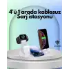 iPhone, Apple Watch ve AirPods ile Uyumlu 4ü 1 Arada Şarj Ünitesi – Tüm Apple Cihazları Tek Noktada