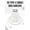 Iphone Uyumlu İOS Uyumlu Lightning Hızlı Şarj Tye C Lightning Şarj Kablosu