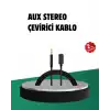 iPhone Uyumlu Lightning 3.5mm Aux Adaptör Kablo Stereo Ses Aktarım