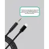 iPhone Uyumlu Lightning 3.5mm Aux Adaptör Kablo Stereo Ses Aktarım