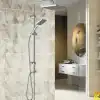 Irmak Premium Robot Yağmurlama Tepe Duş Sistemi – Modern Banyo Batarya Seti