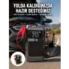 Işıklı Hava Kompresörlü Taşınabilir Akü Takviye Ünitesi Yeni Nesil