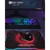 Işıklı  Mouse ve Mousepad Seti Ergonomik Tasarım ve RGB Aydınlatma