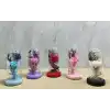 Işıklı Müzikli Cam Fanus İçinde Lavantalı Romantik Gül  Alk5001