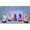 Işıklı Müzikli Cam Fanus İçinde Romantik Gül  Alk5004