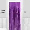 Işıltılı Duvar ve Kapı Perdesi Mor Renk