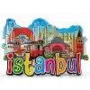 İstanbul Temalı Ahşap Buzdolapı Süsü Magnet Alk5937