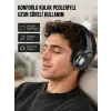 Kablosuz Bluetooth Kulaklık 5.0 18 Saat Kullanım Dinamik Sürücü Siyah Yeni Nesil