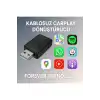 Kablosuz CarPlay & Android Auto Adaptörü - Apple ve Android Cihazlar İçin Evrensel Wireless Carplay Çevirici